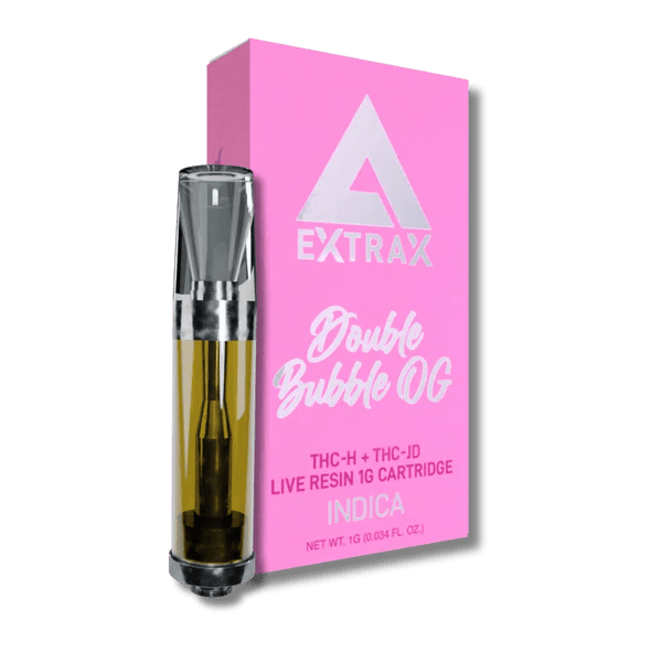 Delta Extrax - Lights Out 1g Cart - Blends w/ Live Resin - Double Bubble OG