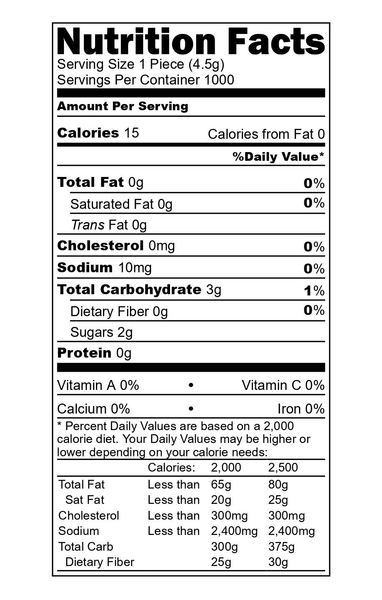 Wholesale Delta-8-THC Gummies 25mg - Grape - 1,000ct Bulk