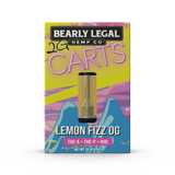 Bearly Legal 2g THCa/THCp/HHC Carts - Lemon Fizz OG - Bandit Distribution