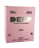 Deep - Sex Gummies - Female Formula 12pk Display