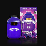 Delta Munchies Lil Ripper 2g Thca Liquid Diamonds Disposable - Blueberry Fuego