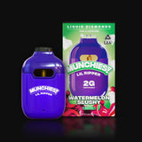 Delta Munchies Lil Ripper 2g Thca Liquid Diamonds Disposable - Watermelon Slushy - Bandit Distribution