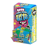 Double Stacked Sour Bites 120,000mg Display (60 - 2ct Packs) - Sour Watermelon Apple / Sour Blue Razz Lemonade - Bandit Distribution