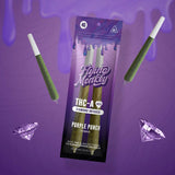 Flying Monkey 10 Pack Display - Diamond Infused PreRolls 2x2g (10 packs) - Purple Punch - Bandit Distribution