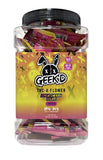 Geek'd Flower Bins - 56g - 28ct 2g Bags - Lemon Cherry Gelato - Indica - Bandit Distribution