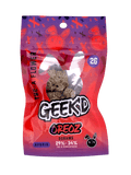 Geek'd Flower Bins - 56g - 28ct 2g Bags - Oreoz - Hybrid - Bandit Distribution