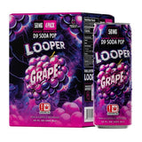 Looper D9 Soda Pop 50mg Cans - 4ct Case - Grape - Bandit Distribution