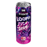 Looper D9 Soda Pop 50mg Cans - 4ct Case - Grape - Bandit Distribution