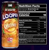 Looper D9 Soda Pop 50mg Cans - 4ct Case - Orange - Bandit Distribution