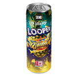 Looper D9 Soda Pop 50mg Cans - 4ct Case - Pineapple - Bandit Distribution