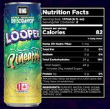 Looper D9 Soda Pop 50mg Cans - 4ct Case - Pineapple - Bandit Distribution