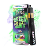 Looper Reserve 1g Disposable- THCA-THCP-HHC-D9 - Green Crack Strain