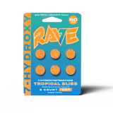 Rave Kratom 60mg 7-Hydroxy Chewable Tablets 6ct - Tropical Bliss