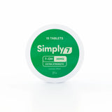 Simply7 - 7-OH Tablets Tins - 15ct - 30mg - 6pk Display - Lemon Lime Extra Strength