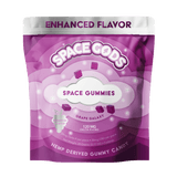 Space Gods 2pk Space Gummies 120mg D9+CBD - 30pk Display - Grape Galaxy