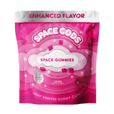 Space Gods 2pk Space Gummies 120mg D9+CBD - 30pk Display - Pink Lemonade