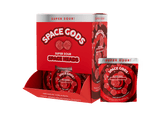 Space Gods 2pk Super Sour Space Heads 120mg D9+CBD - 60pk Display - Black Cherry - Bandit Distribution