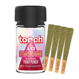 Torch Lil Flames VVS Diamond THCA Dog Walker Pre Rolls - 4g Jar - Fruit Punch - 6 Pack Display