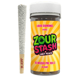 Zour Stash 10ct 2g Thca Liquid Diamond Pre Rolls - Juicy Peach