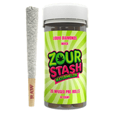 Zour Stash 10ct 2g Thca Liquid Diamond Pre Rolls - Watermelon - Bandit Distribution