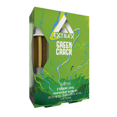 Delta Extrax - 2g Blends w/ Live Resin Cartridges - Green Crack (D8/D1