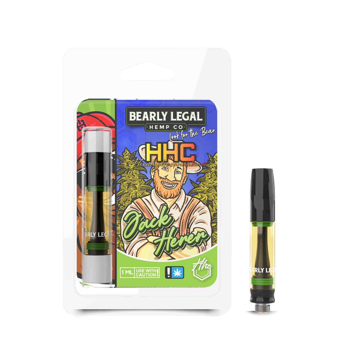 Jack Herer - 99% HHC Vape Cartridge - 1ml Tank