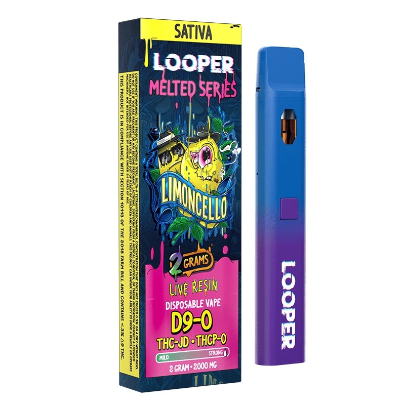 Looper Melted Series Live Resin Vape Cartridge: Limoncello