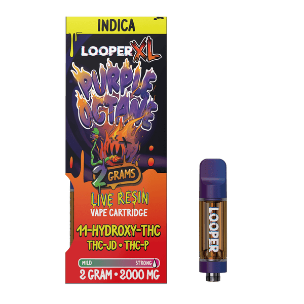 Looper Xl Series Live Resin 2g Carts Purple Octane 11 Hydroxy Thc