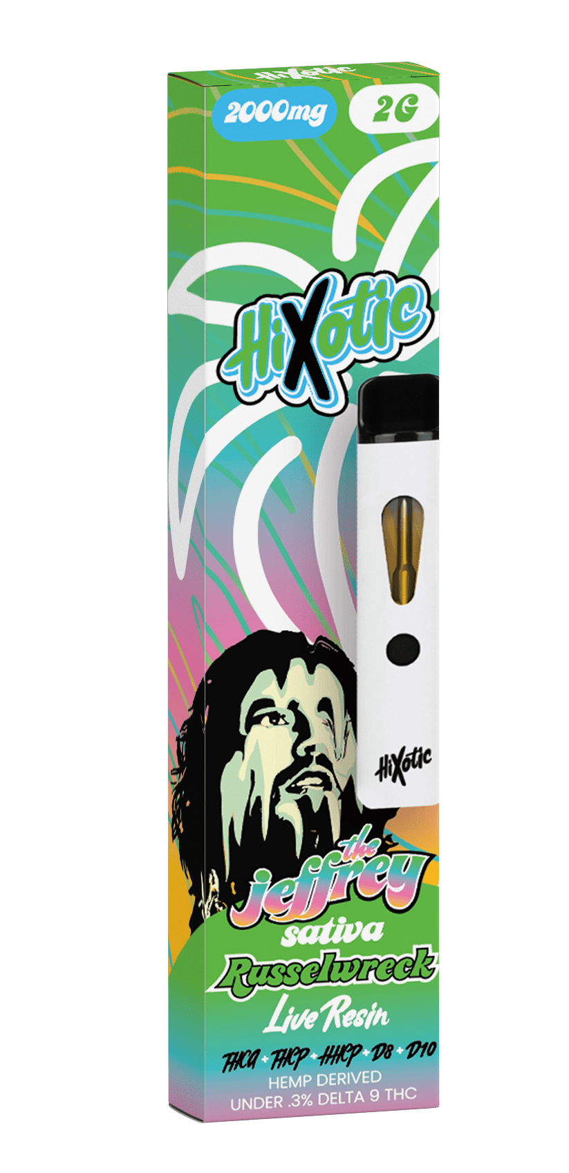 Hixotic Live Resin Mr. Nice Guy Disposable Vape - 2000mg - Indica